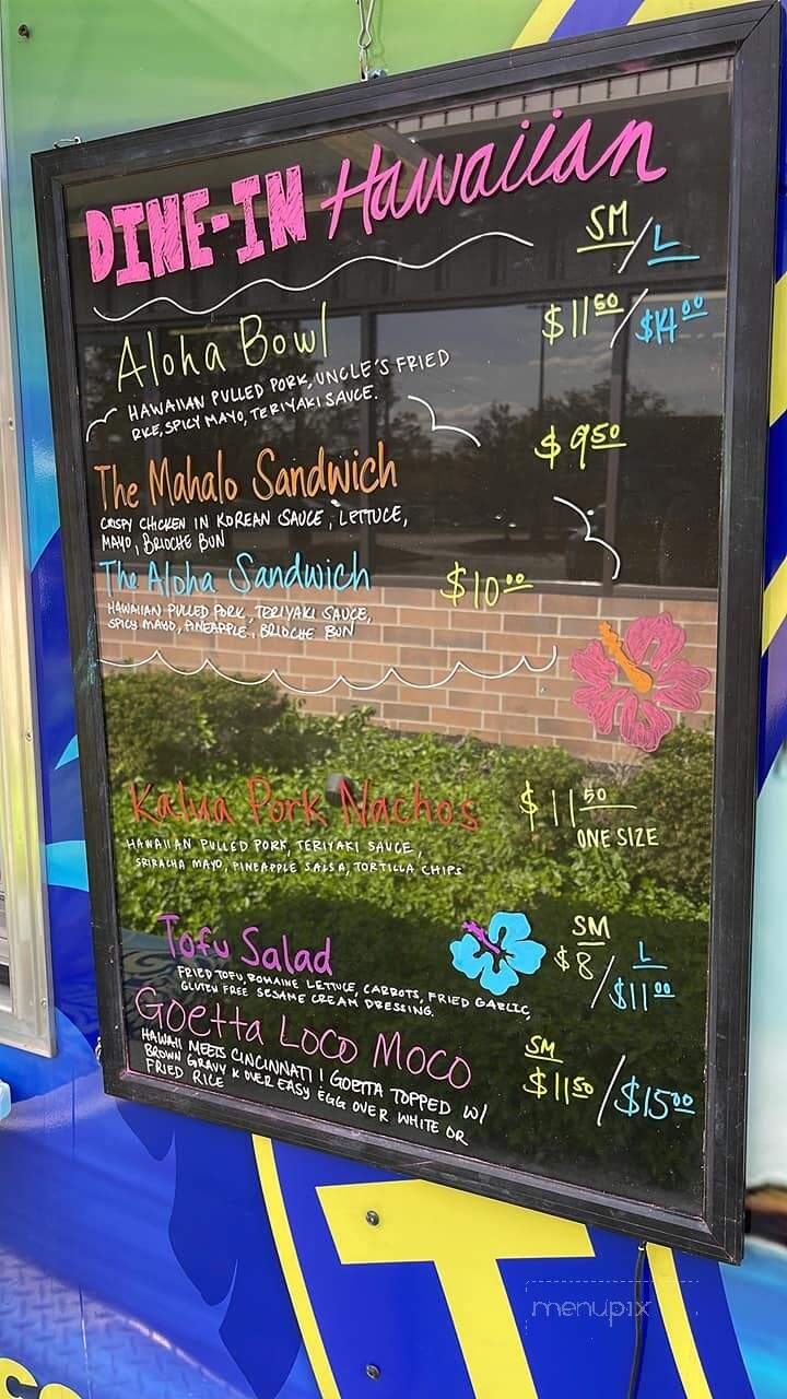 Dine In Hawaiian - Hamilton, OH menu_pic