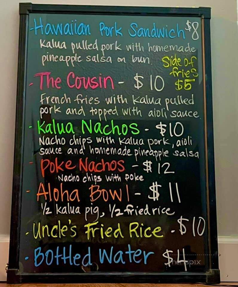 Dine In Hawaiian - Hamilton, OH menu_pic