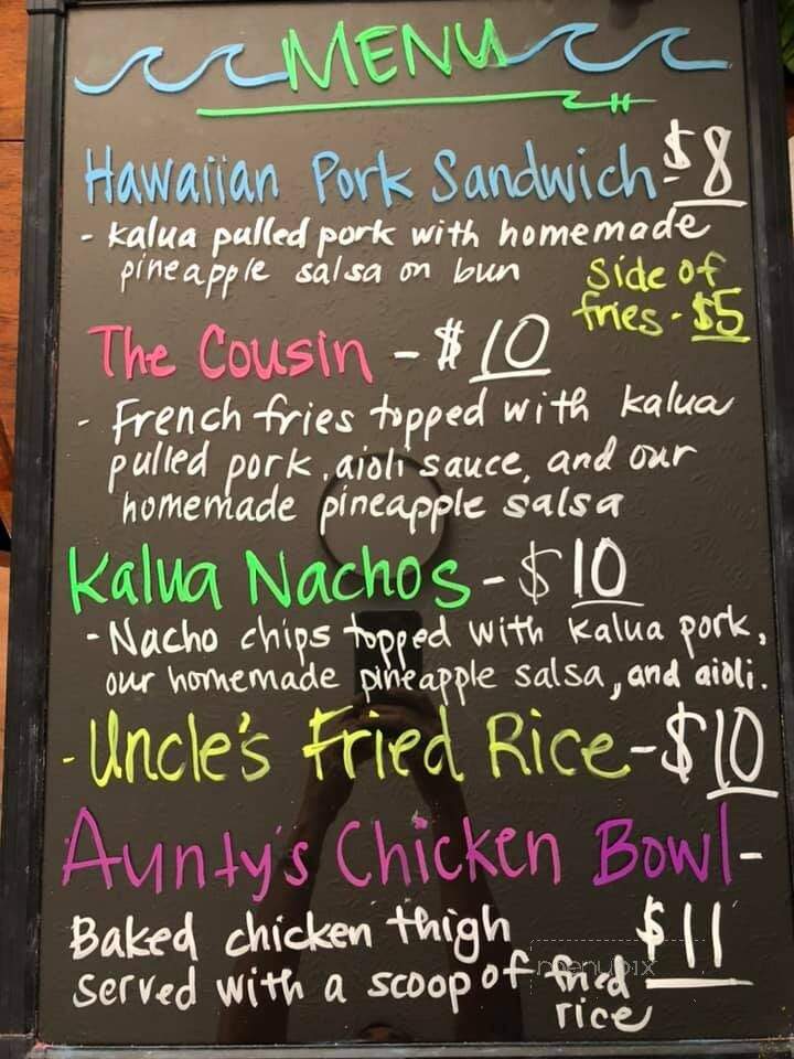 Dine In Hawaiian - Hamilton, OH menu_pic