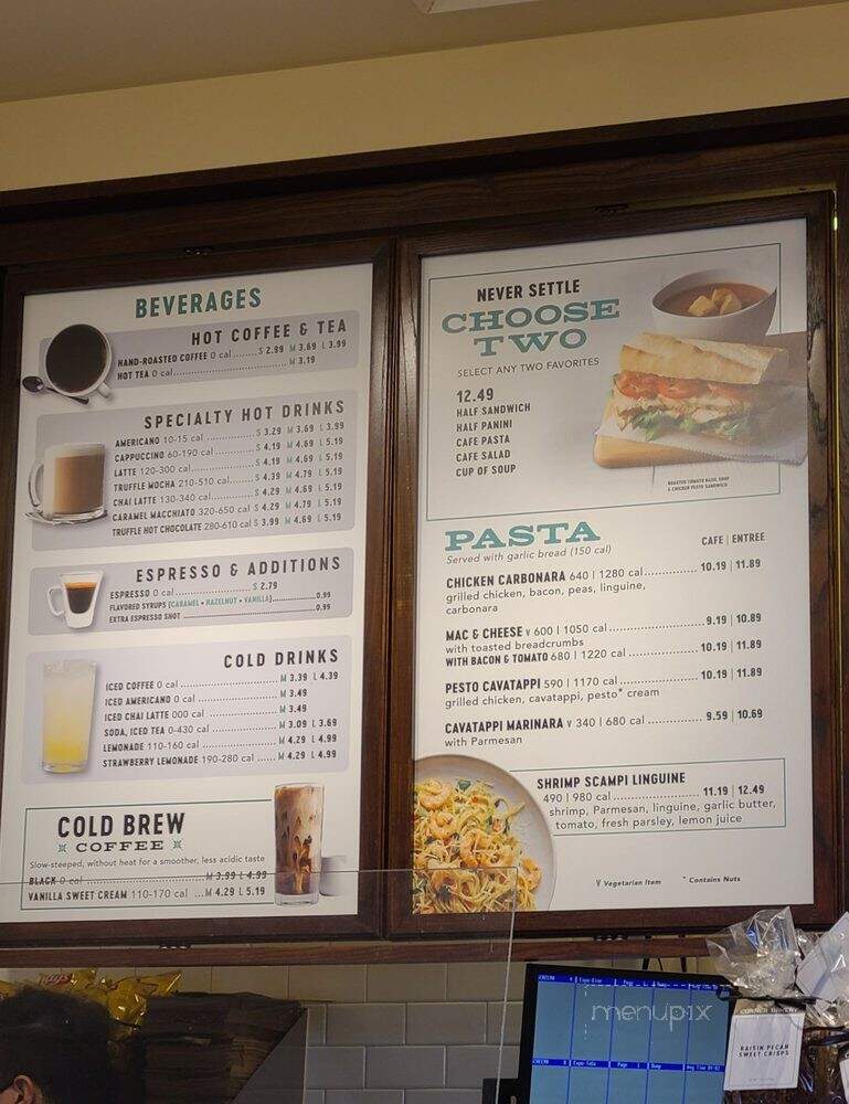Corner Bakery Cafe - Temecula, CA menu_pic