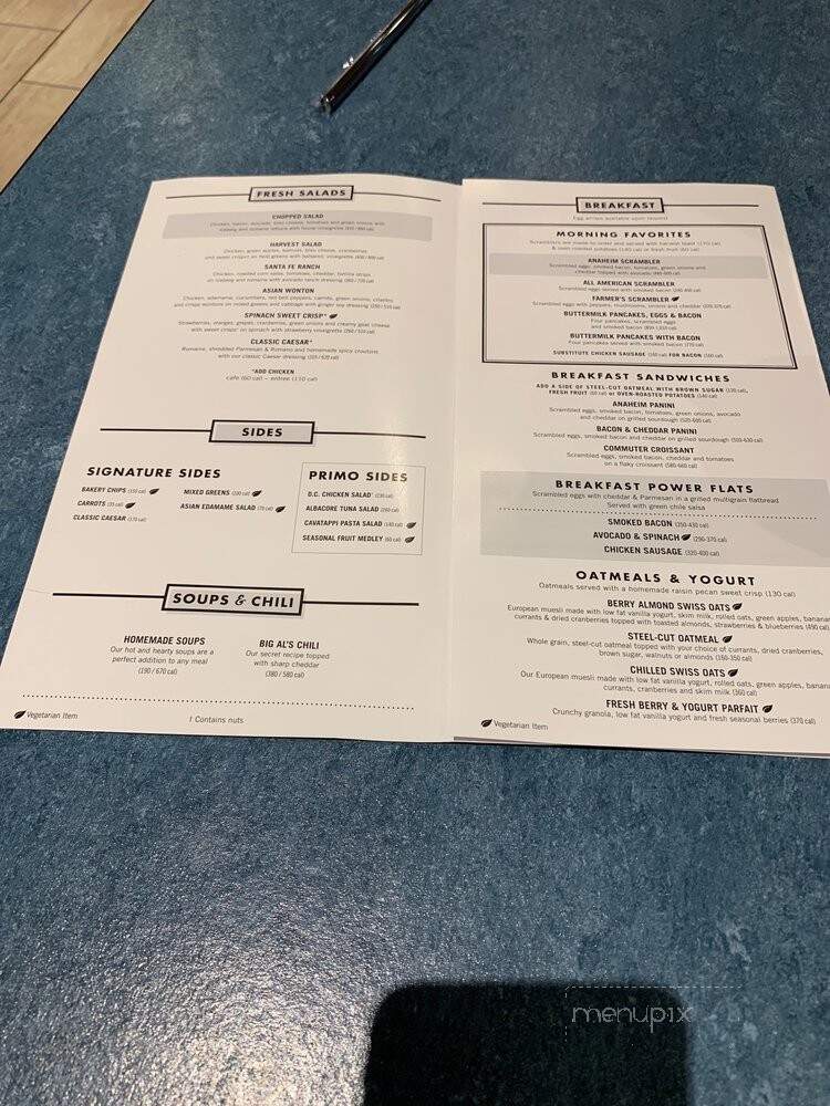Corner Bakery Cafe - Temecula, CA menu_pic