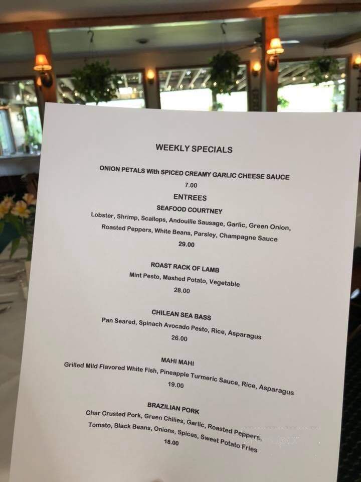Seventh Lake House - Inlet, NY menu_pic