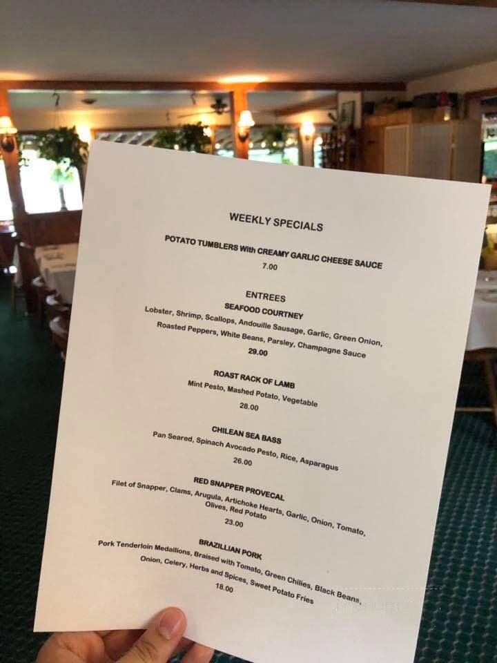 Seventh Lake House - Inlet, NY menu_pic