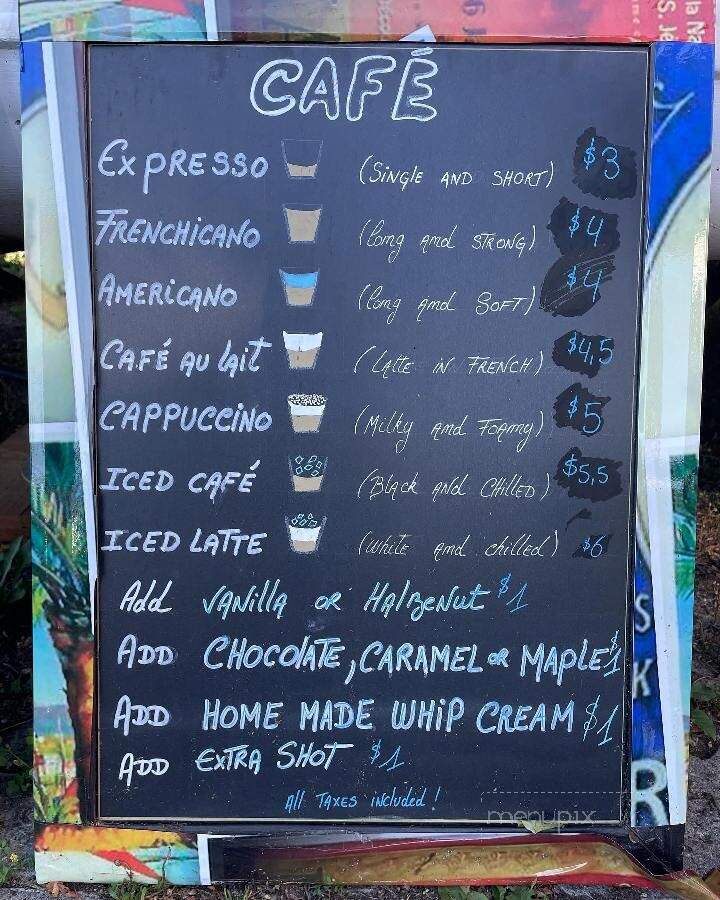 Creperie Ooolala - Penticton, BC menu_pic
