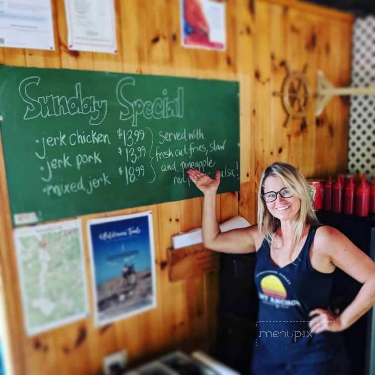 Bent Anchor - Barry's Bay, ON menu_pic