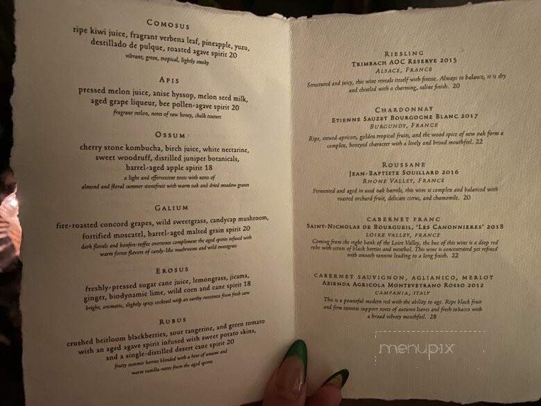 Meteora - Los Angeles, CA menu_pic