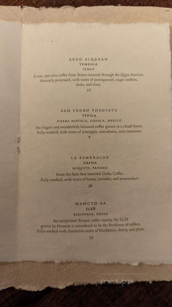 Meteora - Los Angeles, CA menu_pic