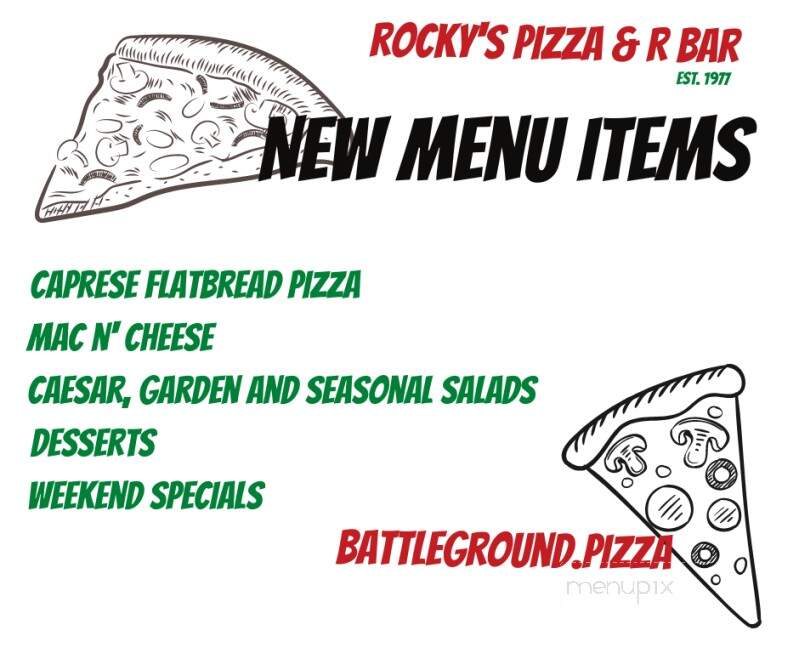 Rocky's Pizza & "R" Bar - Battle Ground, WA