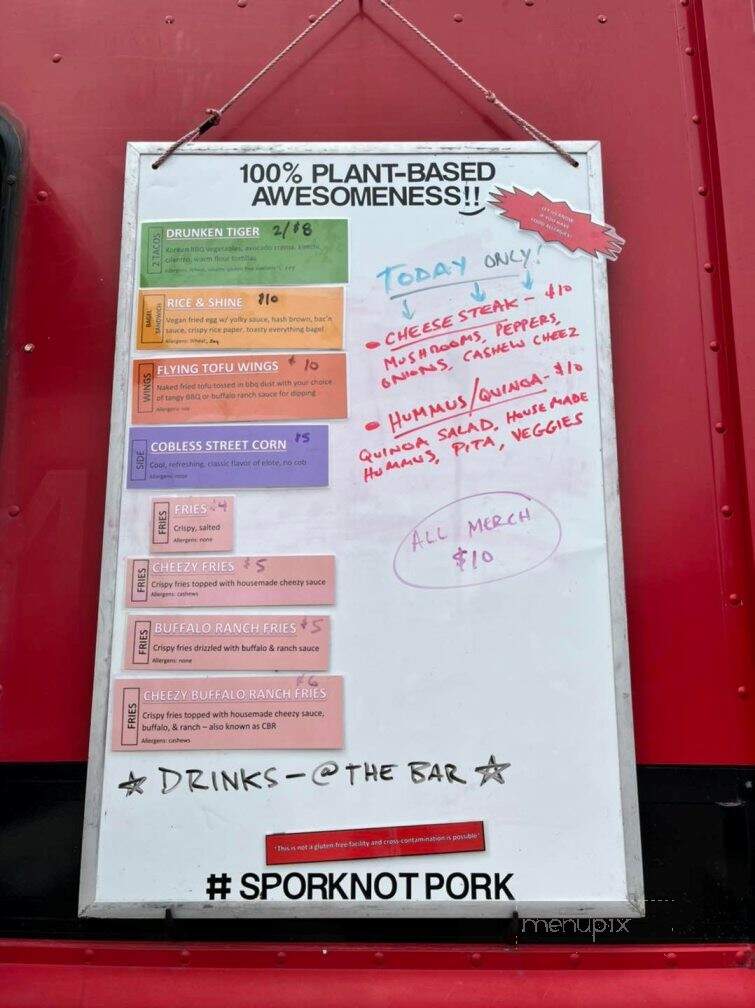 Wild Spork Food Truck - Mentor, OH menu_pic