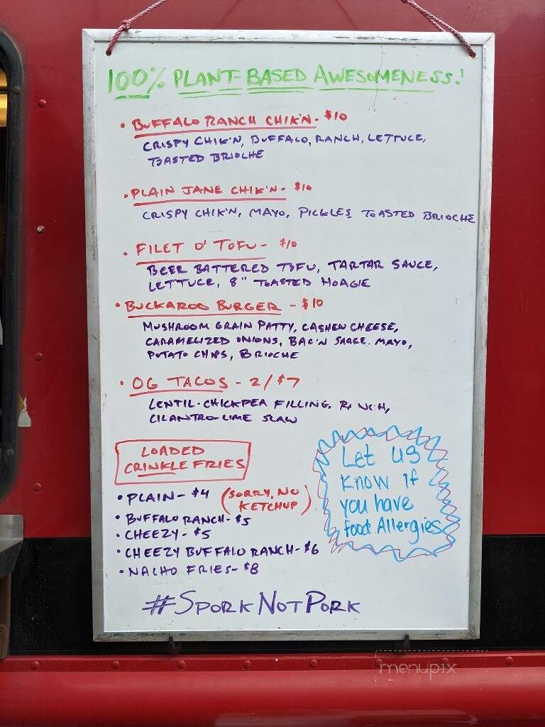 Wild Spork Food Truck - Mentor, OH menu_pic