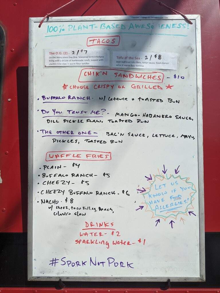 Wild Spork Food Truck - Mentor, OH menu_pic