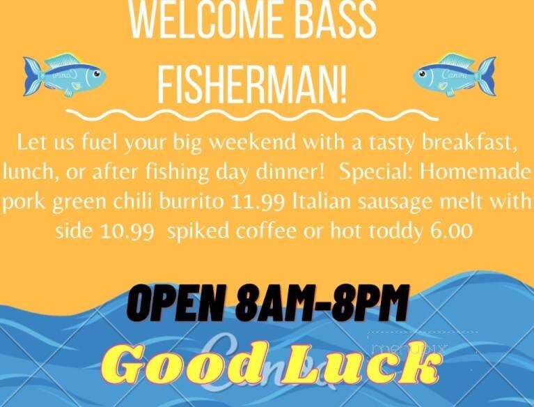 Miller's Landing - Osage Beach, MO menu_pic