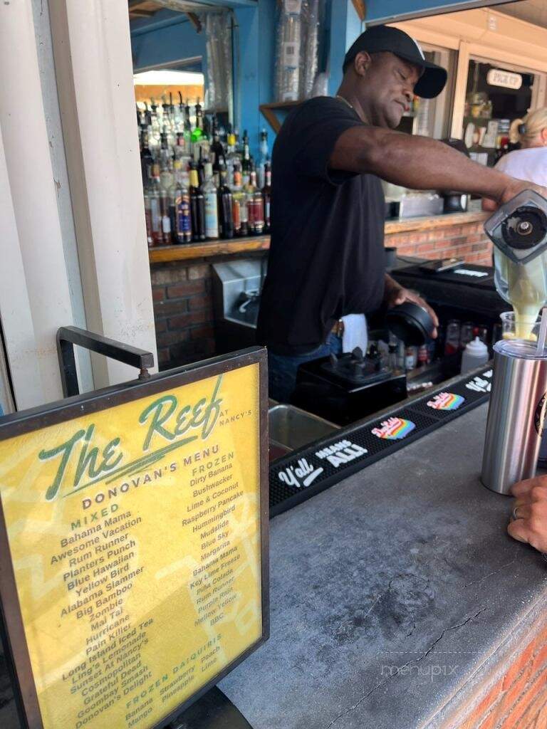 Donovan's Reef - Oak Bluffs, MA menu_pic