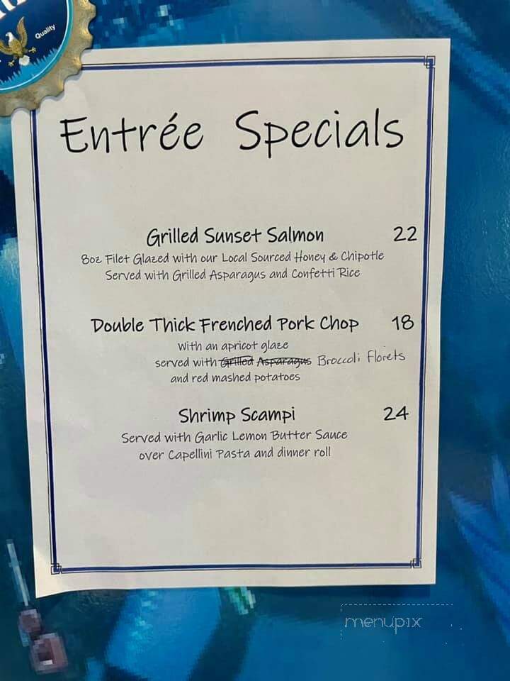 Pier One Landing - Huntington, WV menu_pic