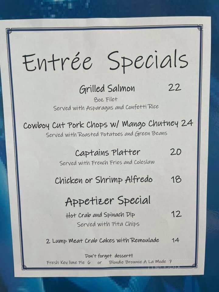 Pier One Landing - Huntington, WV menu_pic