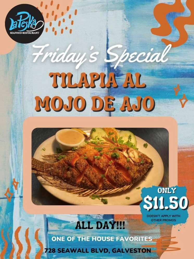 La Peska Seafood Restaurant - Galveston, TX menu_pic
