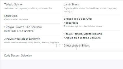 Ovations at Wolf Trap - Vienna, VA menu_pic