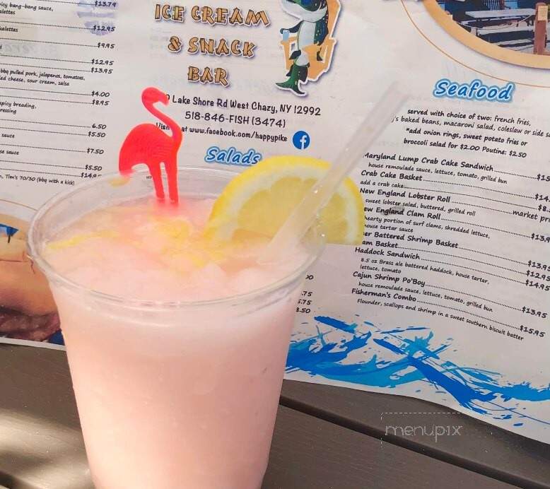 Happy Pike Ice Cream And Snack Bar - West Chazy, NY menu_pic