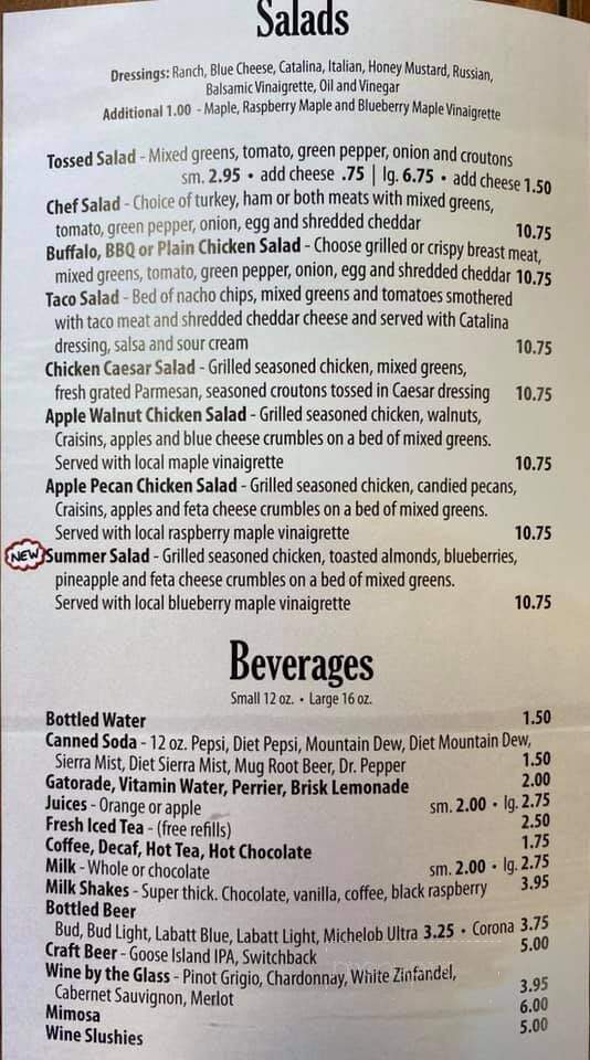 Happy Pike Ice Cream And Snack Bar - West Chazy, NY menu_pic