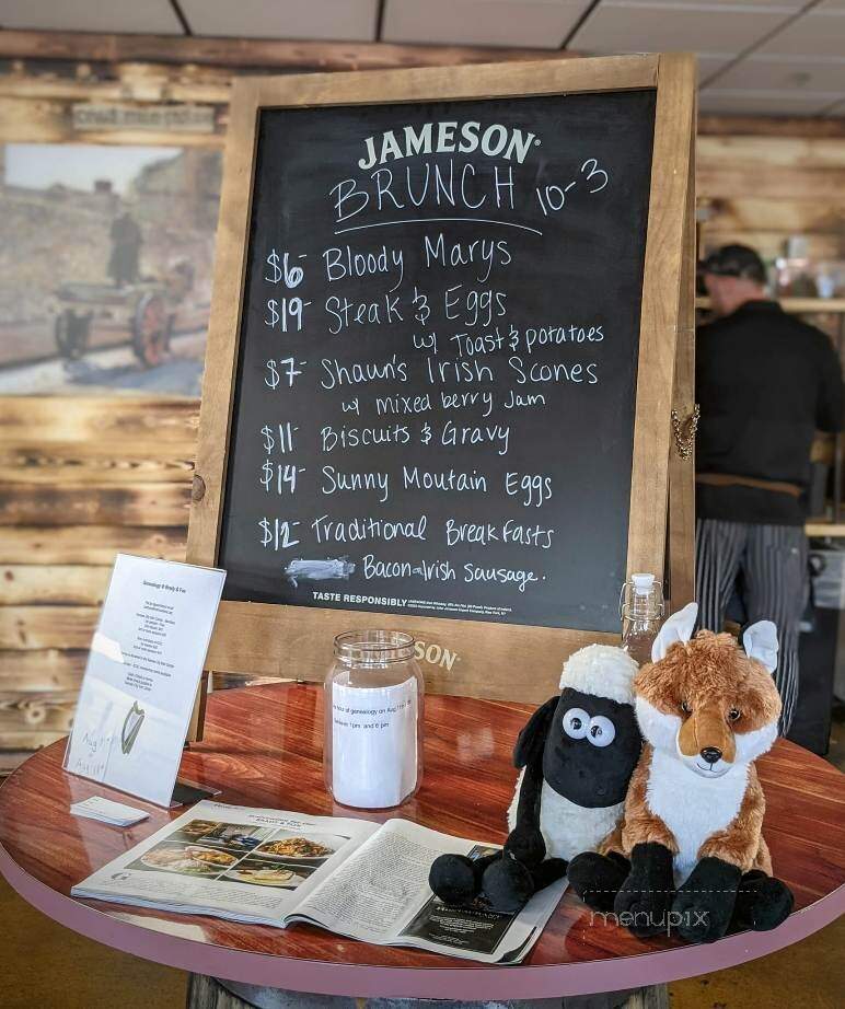 Brady & Fox - Kansas City, MO menu_pic