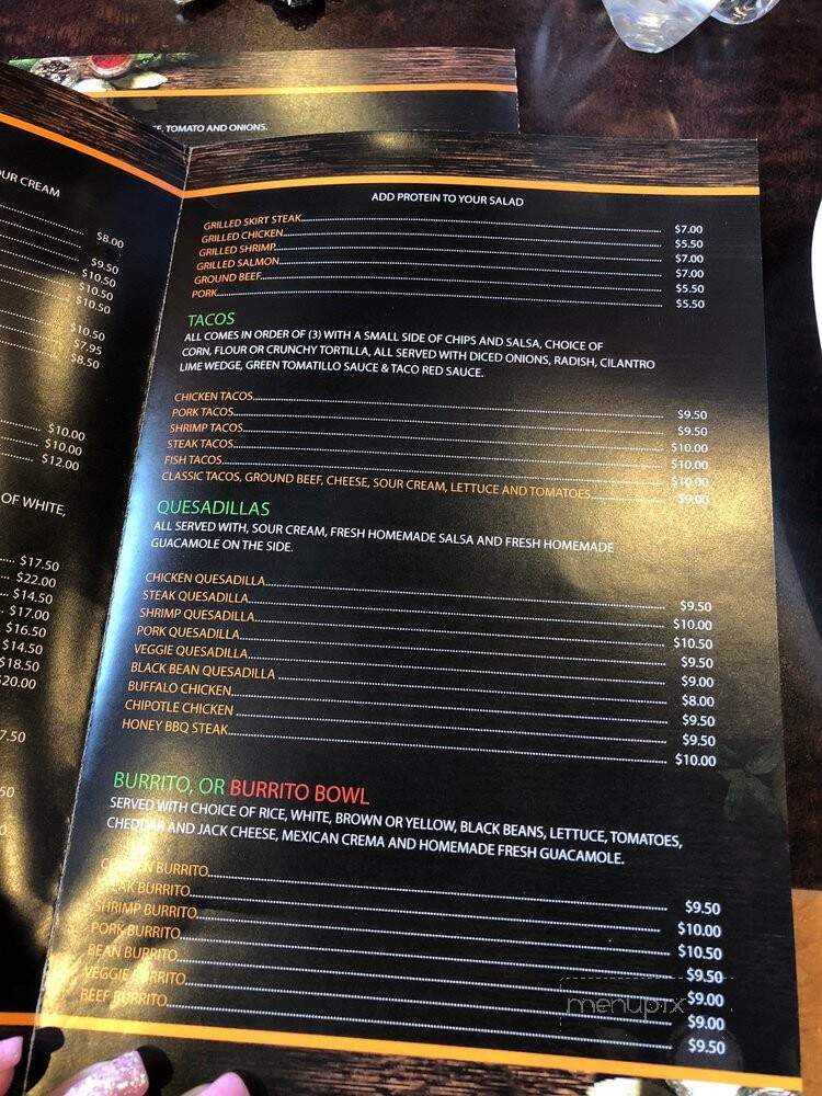 Cancun Mexican Grill - Massapequa, NY menu_pic