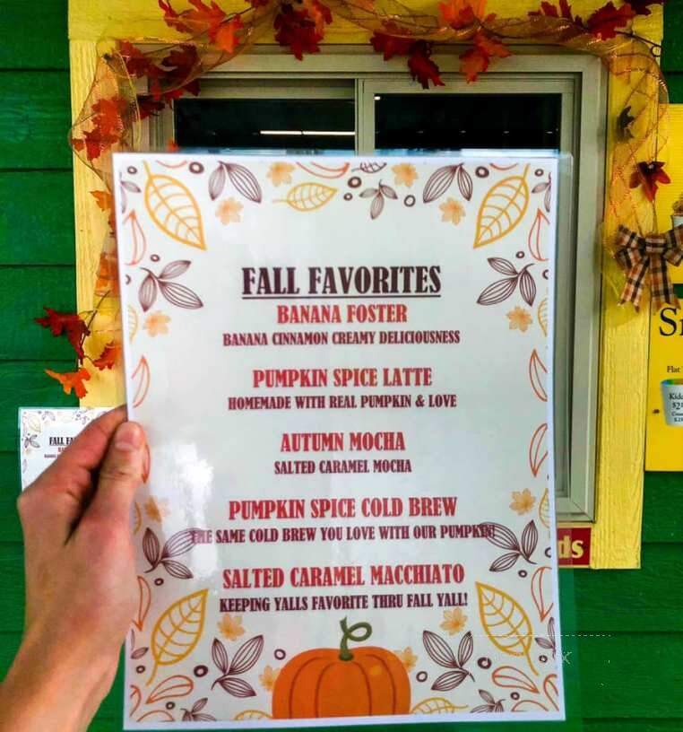 PT's Snowballs and Coffee - Sulphur, LA menu_pic