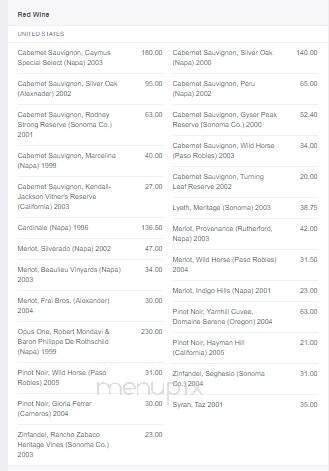 Haub House - Haubstadt, IN menu_pic
