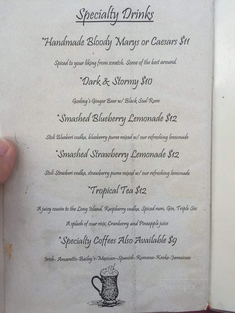 Billy's Barnacle Etc - Ogunquit, ME menu_pic