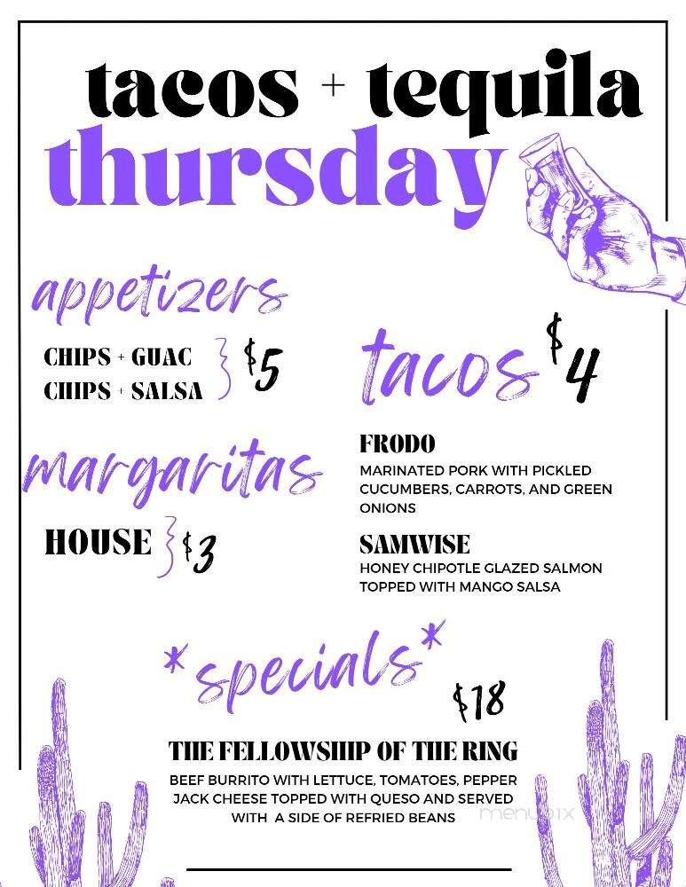 The Blind Pig Pub - Hartsville, SC menu_pic
