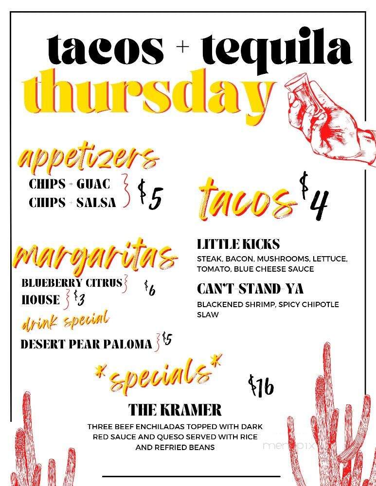 The Blind Pig Pub - Hartsville, SC menu_pic