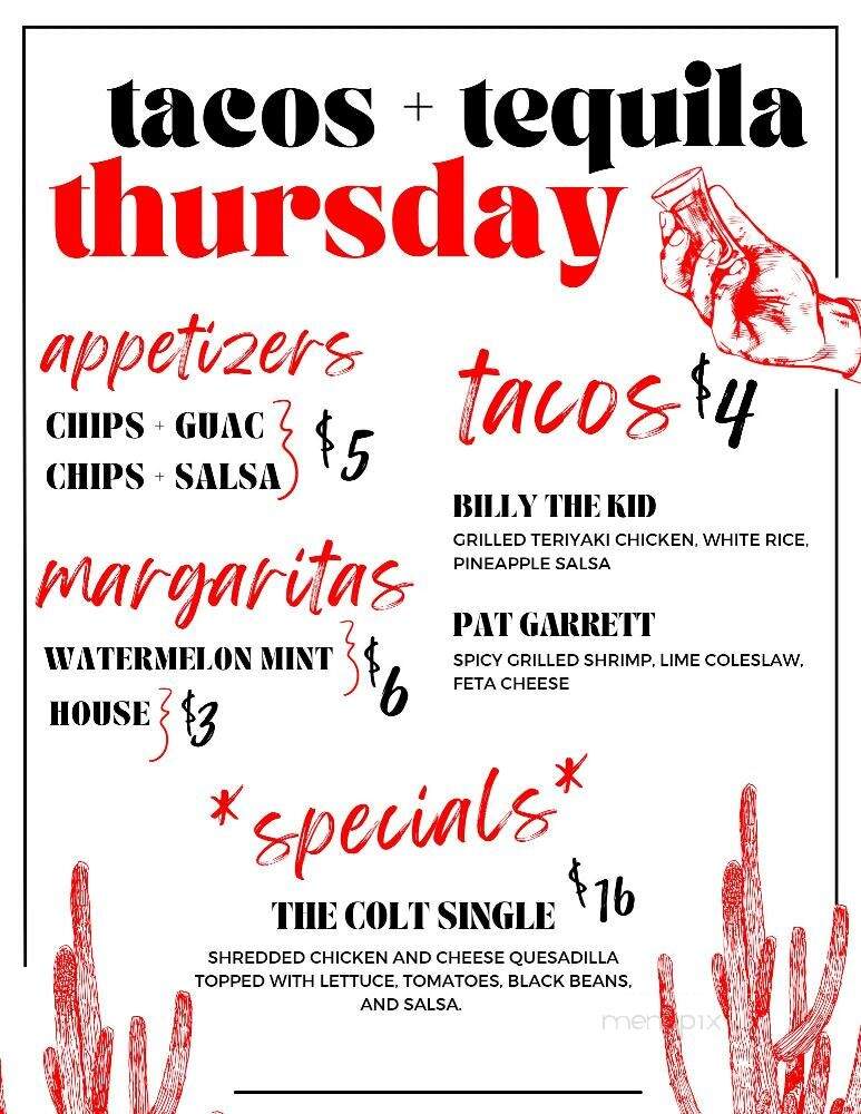 The Blind Pig Pub - Hartsville, SC menu_pic