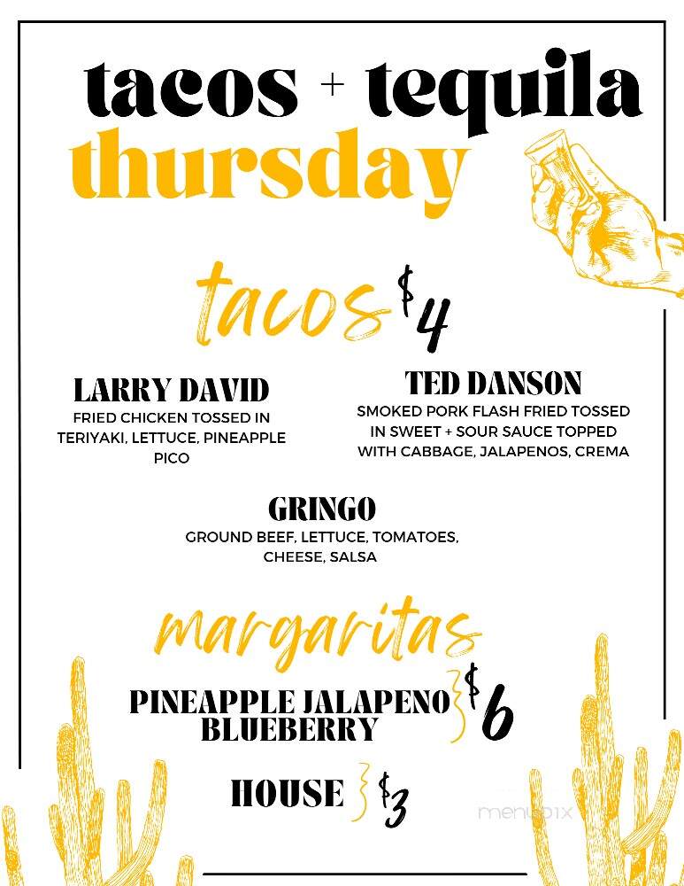 The Blind Pig Pub - Hartsville, SC menu_pic
