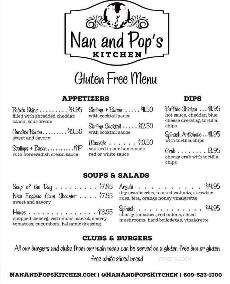 Nan and Pop's Kitchen - Wildwood, NJ menu_pic