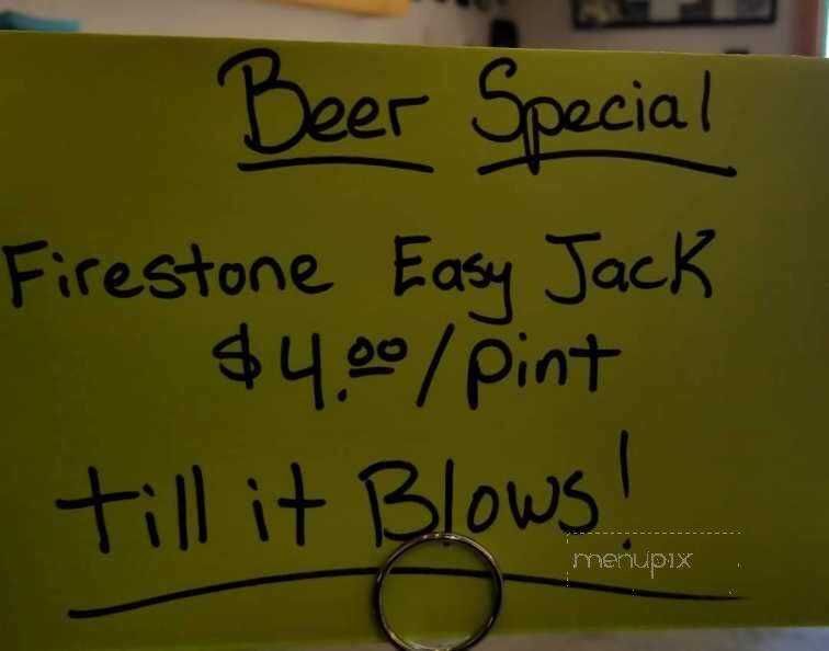 Three Stacks and a Rock Brewing - Morro Bay, CA menu_pic