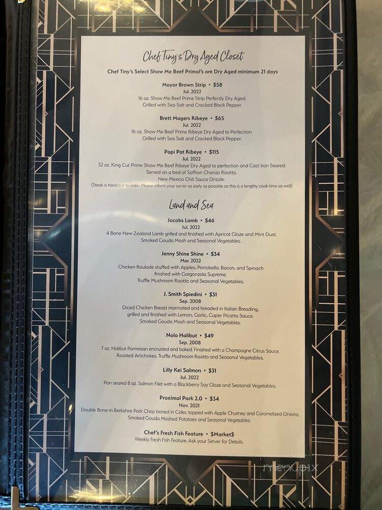 Retro Metro - Springfield, MO menu_pic