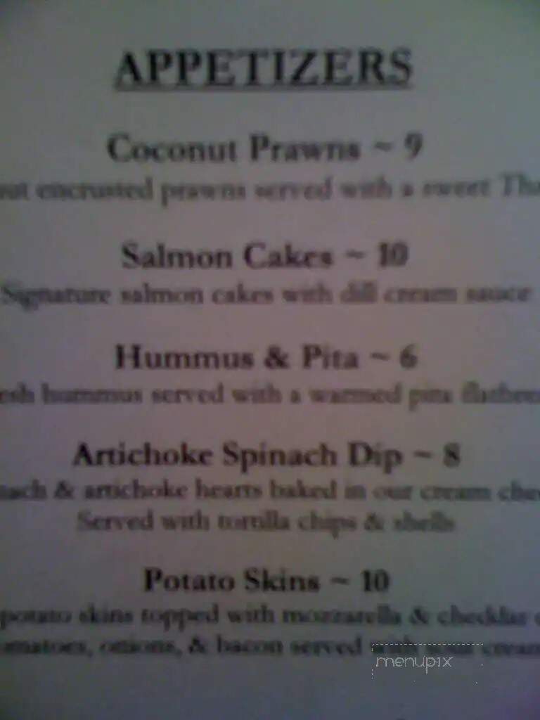 Cottonwood Golf Course - Nanaimo District, BC menu_pic