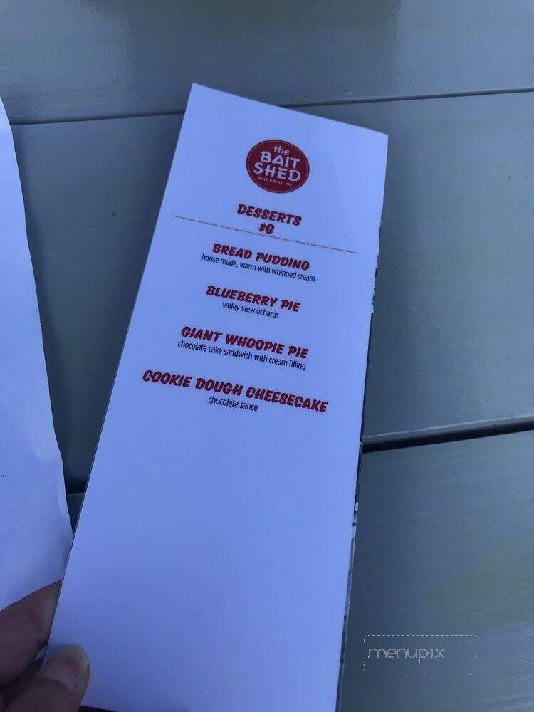 The Bait Shed - Scarborough, ME menu_pic