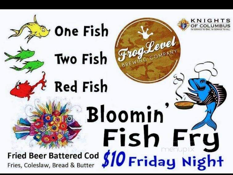 Frog Level Brewing Company - Waynesville, NC menu_pic