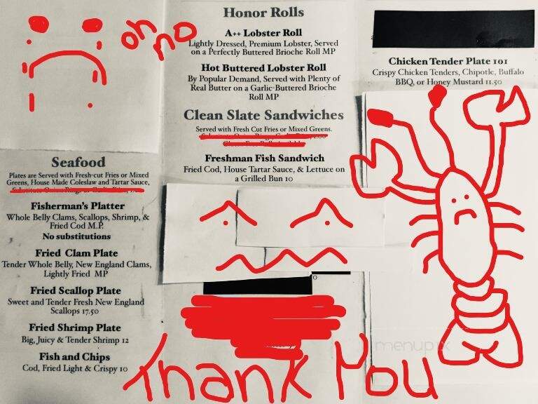 Little Red Schoolhouse - Campton, NH menu_pic