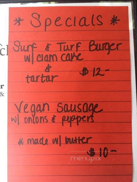 Little Red Schoolhouse - Campton, NH menu_pic