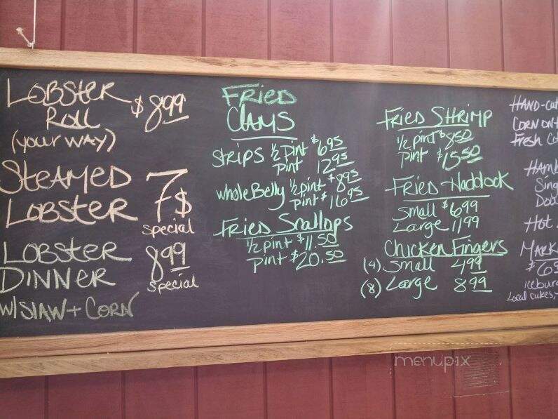 Little Red Schoolhouse - Campton, NH menu_pic
