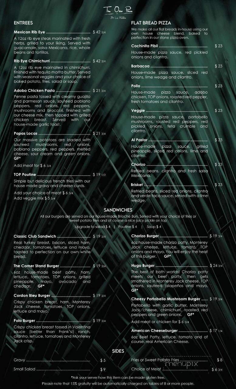 The Other Place by La Patrona - Sherwood Park, AB menu_pic