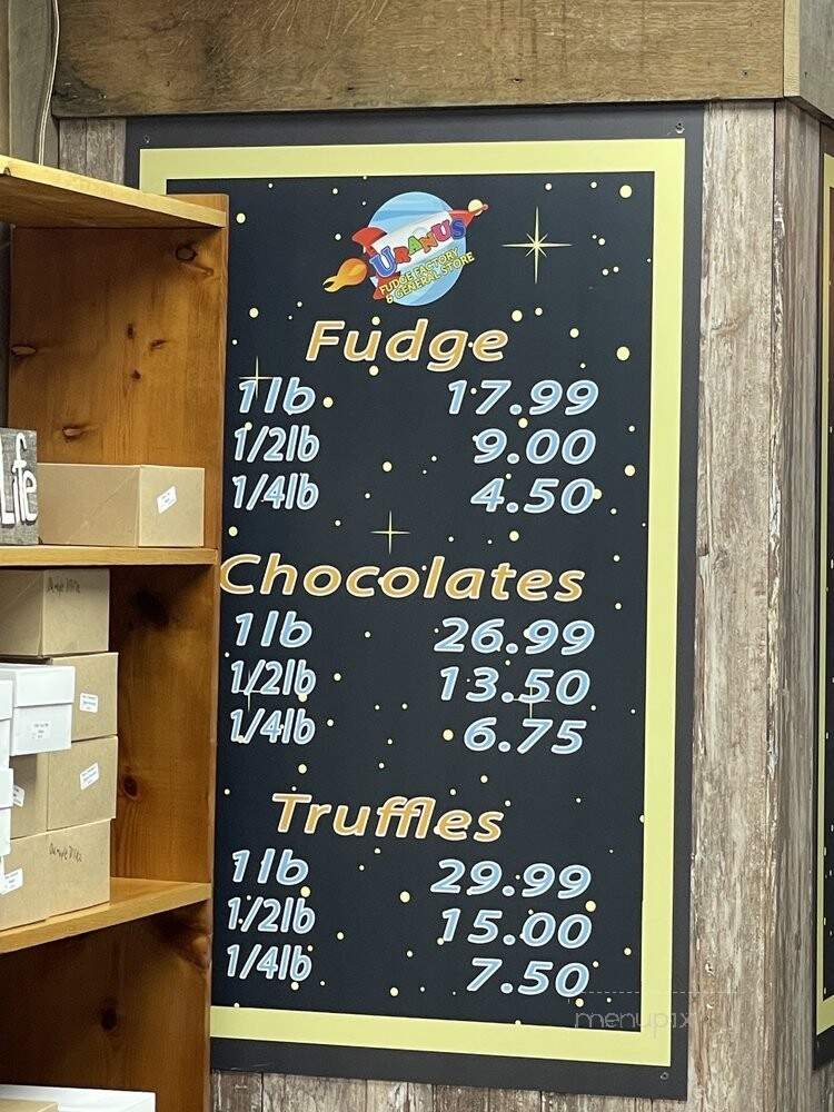 Uranus Fudge - Anderson, IN menu_pic