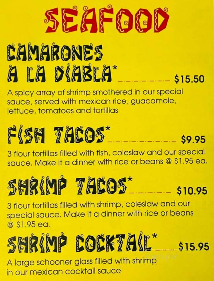 3 Amigos - Marathon City, WI menu_pic