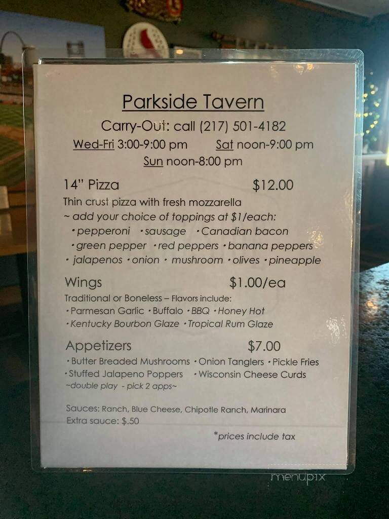 Parkside Tavern - Petersburg, IL
