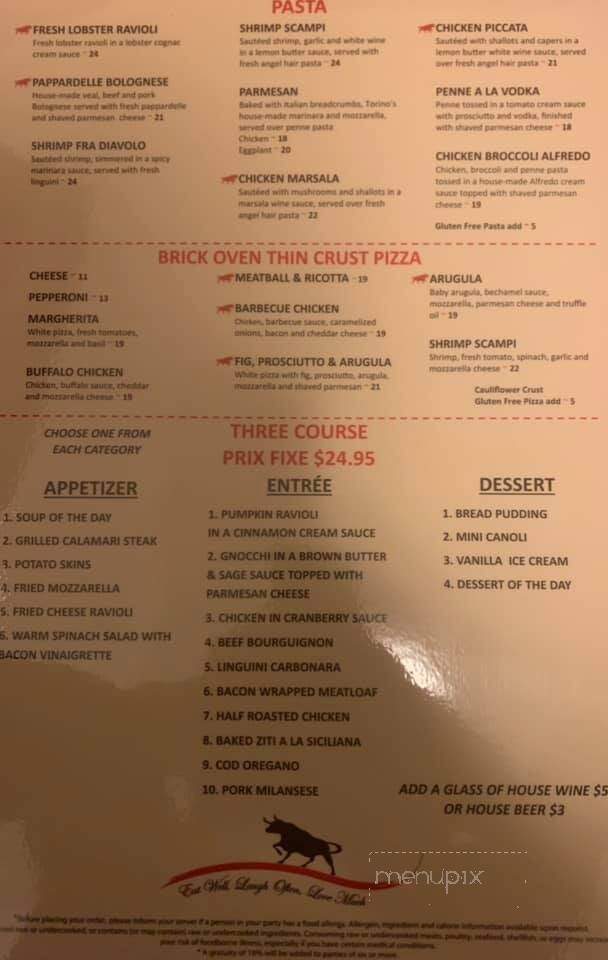 Torino Restaurant and Bar - Hyannis, MA menu_pic