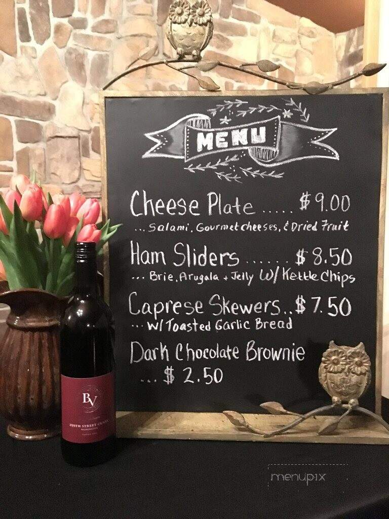 Bethany Vineyard & Winery - Ridgefield, WA menu_pic