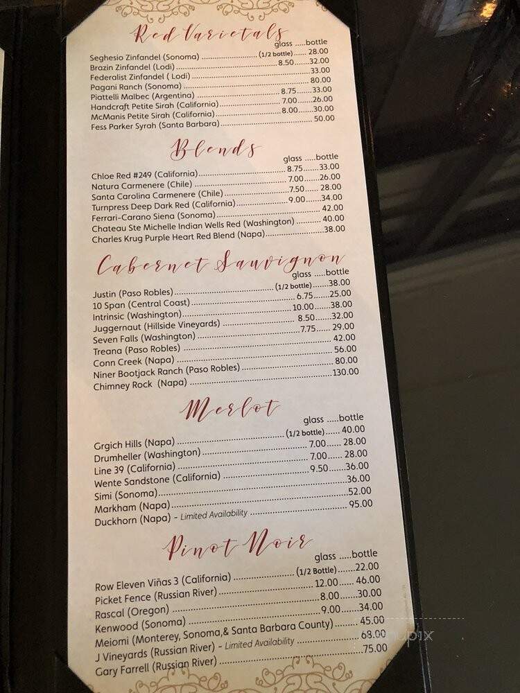 Pasta House Co - Pinetop, AZ menu_pic