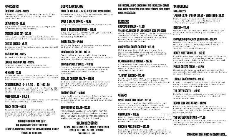Government Street Grocery - Ocean Springs, MS menu_pic