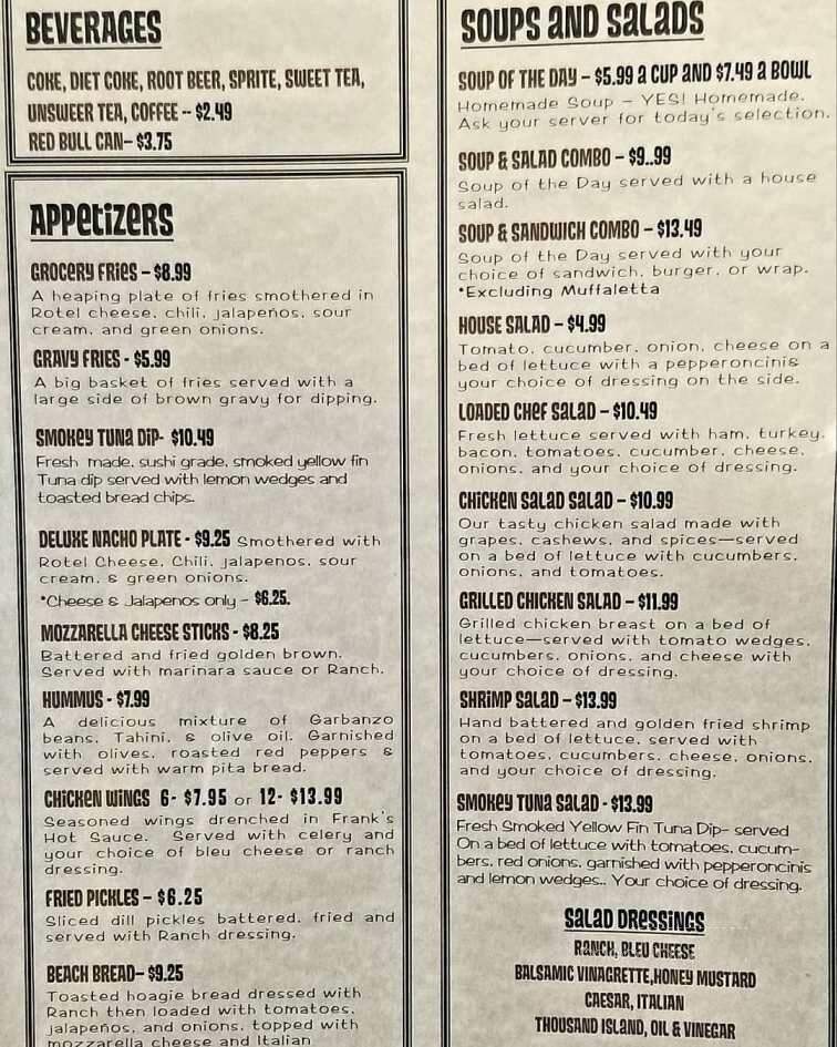 Government Street Grocery - Ocean Springs, MS menu_pic